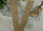 Diy Christmas Decor Gold Glitter Letters , Wedding Party Glitter Alphabet