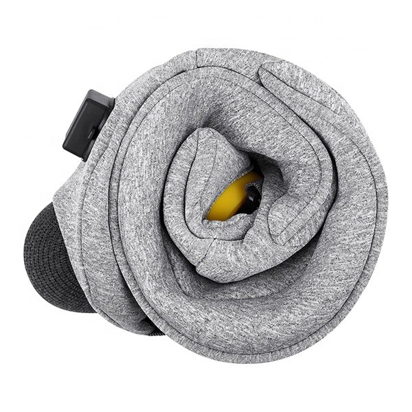 Inflatable Travel Shiatsu Massage Pillow Convenient Folding 3 Level Kneading Massage