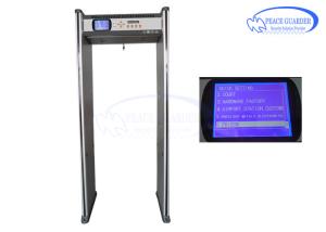 Quality Harmless 8 Zone Door Frame Metal Detector Chinese / English System For Metro Station wholesale