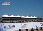 10m X 20m Sport Event Tents With Roof Lining Curtain Tempered Glass Walls