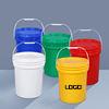 Quality Waterproof 20L Plastic Pail Plastic Bucket With Lid Liquid Container For Coating wholesale