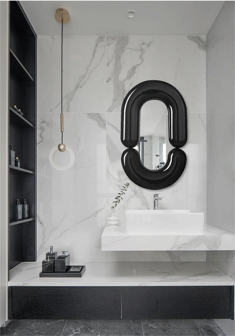 Oval Bathroom Led Wall Full Length Mirror Hanging Vanity Tall Mirror