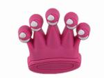 Pink Crown Kids Bedroom Dresser Knobs Decoration For Girls Wardrobe Handles Soft