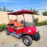Electric 4 Seater Off-Road Golf Cart With Underseat Storage Compartment And 220V