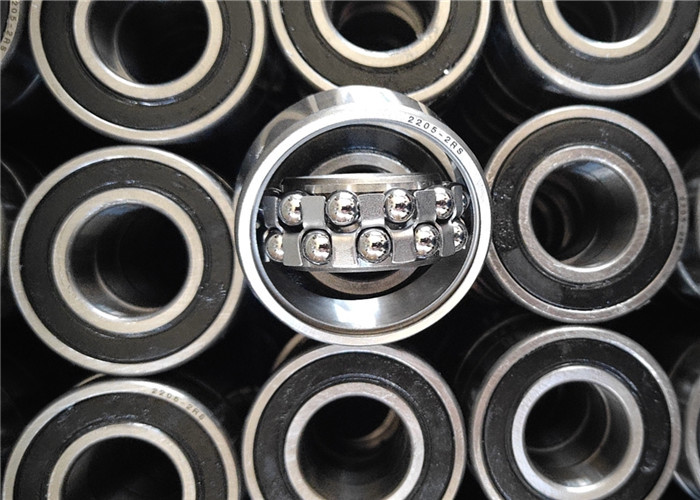 2205 2RS Steel Cage Double Row Self Aligning Ball Bearing 25x52x18mm