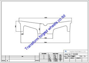 Quality TC210002 21 inch forged center disk blanks wholesale