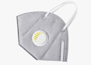 Quality Anti - Fog Disposable Non - Woven Mask , KN95 Particulate Filter Mask Gray Color wholesale
