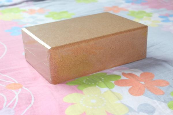hard and strong Eco cork yoga block