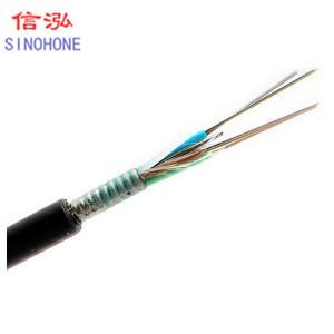 Quality 48 Core Optical Fiber Cable , Buried Fiber Optic Cable High Strength wholesale