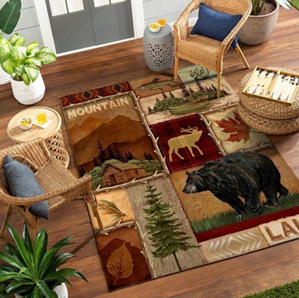 North European Ancient Crystal Velvet Floor Carpets For Hotel And Living Room