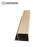 Wood Grain Extrusion Aluminum Profiles With Great Feeling