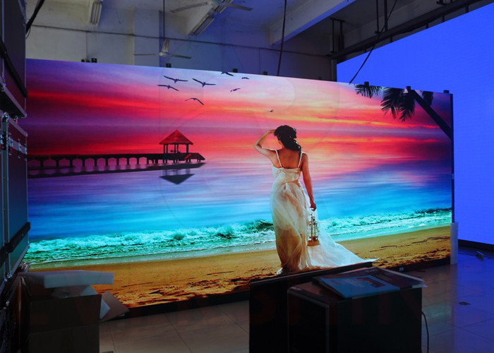 SMD Full Color Outdoor Rental Led Screen 4mm Pixel Pitch Aluminium Profile Cabinet