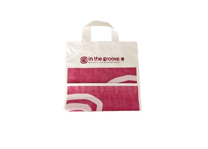 CPE Plastic Carrier Bags Biodegradable Reusable Patch Handle Plastic Bags