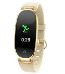 90mAh Womens Fitness Smartwatch IP67 10days Bluetooth Sport Bracelet