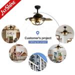 OEM 36 inch Retractable Ceiling Fan Light CCC CE ROHS SAA CB ETL Approved