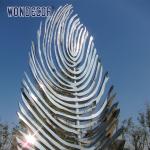 Customized Stereoscopic Stainless Steel Tree Sculpture Garden Decoration