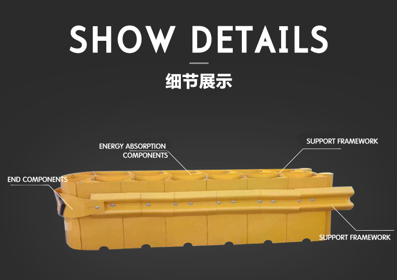 Roadway Safety Barrier Galvanized And Powder Coated Guardrails For Highways