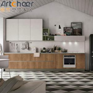 Quality Customized Color Island Sink Base Cabinet with Modern PANEL Wood Style Kitchen Cabinet wholesale