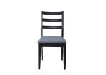 Simple And Stylish Black Upholstered Dining Room Chairs