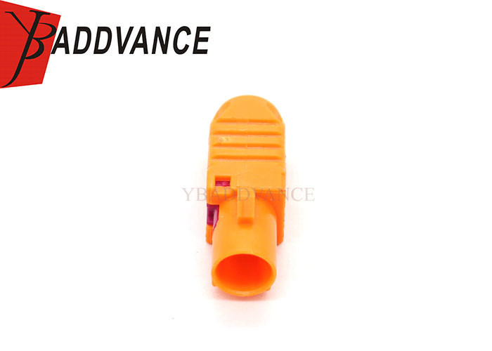 1 Pin TE/AMP Female Connector Housing Orange Unsealed Multi Purpose 1-2203571-2
