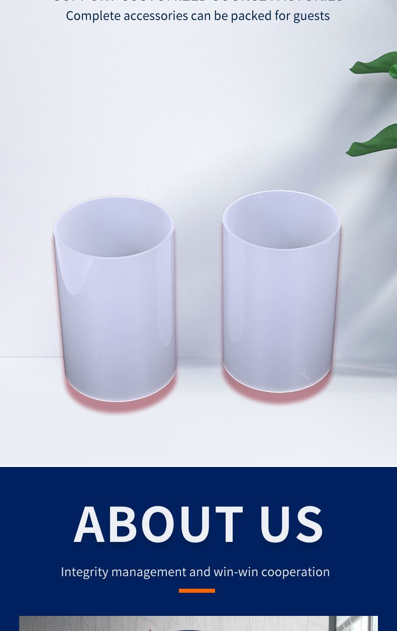 China Customized Milky-White Diffuse LED Plastic Lampshade Tube PC Lighting Tube