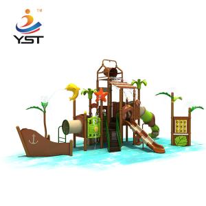 Quality Outdoor Water Park Playground Equipment , Water Park Play Structures ROHS Approved wholesale