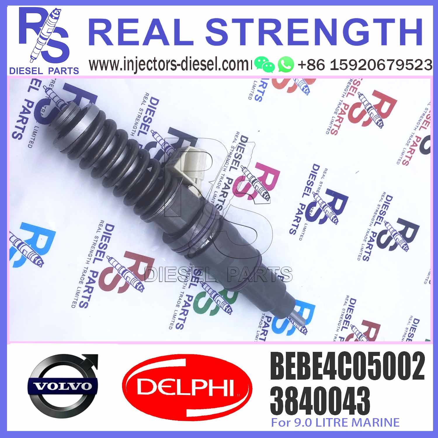 injector common rail injector 889498 BEBE4C05001 BEBE4C05002 For 9.0 LITRE MARINE