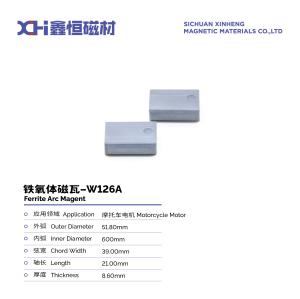 Quality Ferrite Strontium Powder Pressed Permanent Magnet Ferrite For Motorcycle Motor W1126A wholesale