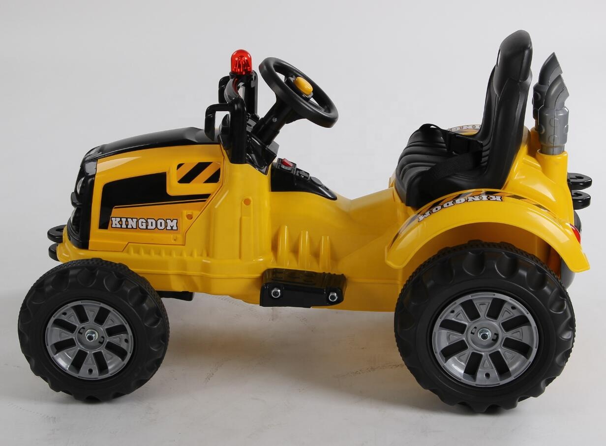 2022 Ride On Car for Kids 6v 12v Electric Construction Truck Tractor Battery Toys