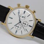 OEM Stainless Steel Watches / Genuine Leather Band Watches With Power Reserve