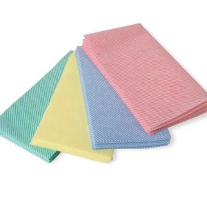 Quality Durable Polyester Non Woven Clothing , Twill Pattern Non Woven Kitchen Wipes wholesale