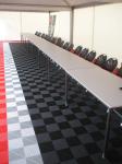 400x400mm Polypropylene Garage Floor Tiles Anti Slip Garage Snap Tiles