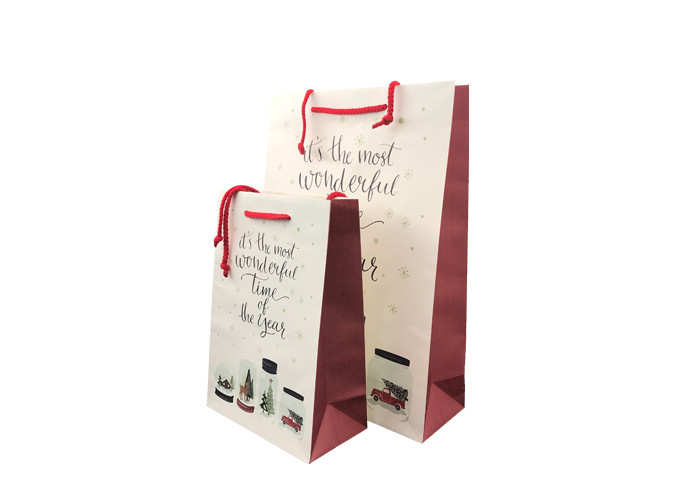 Sustainable Luxury Christmas Packaging , Extra Large Christmas Gift Bags