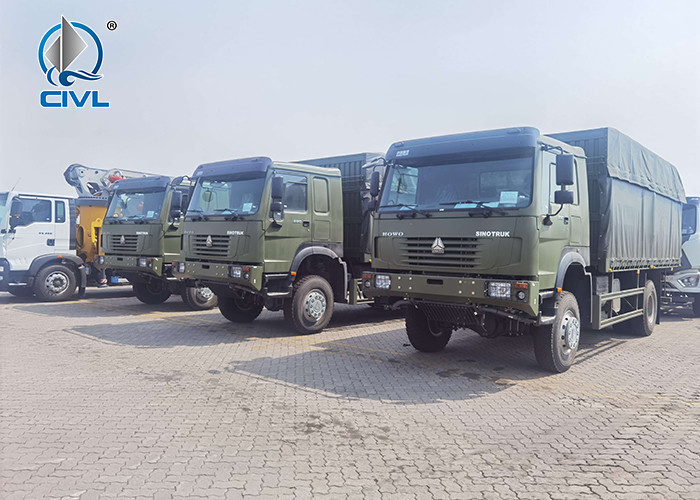 SINOTRUK HOWO Heavy Cargo Trucks 290HP WD615. 92C engine 4x4 ZZ2167M4327C1