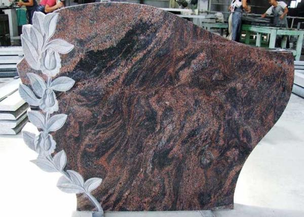 High Hardness Granite Memorial Stones , Granite Headstones For Graves CE