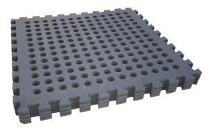 Quality Safety Black 12mm 1/2&quot; Outdoor Interlocking Foam Mats wholesale