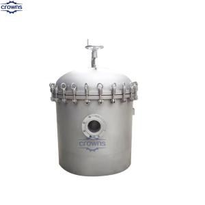China Large Flow Cartridge Filter Housing Stainless Steel Multi Bag Filter Housing Machine on sale