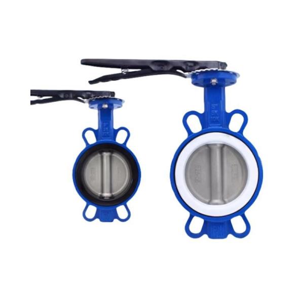 Ductile Iron Body Concentric Design Wafer Butterfly Valve for Straight Flow