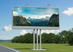 Single Column Outdoor LED Digital Billboard Magnesium Alloy Ultra High Heat