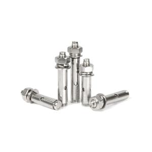 Quality Stainless Steel Expansion Bolt M6-M20 for Building Construction Plain Ss304 Anchor Bolt wholesale