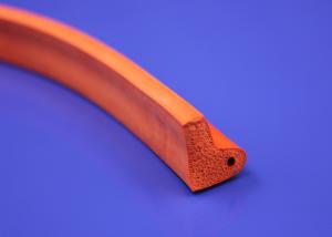 Quality Jointless Surface Compressible Foam Strip , 100% Silicone Closed Cell Foam Strip wholesale