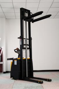 Quality Wheeled Width 550mm 3000mm Fully Electric Lift Pallet Stacker wholesale