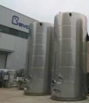 Capacity 10T - 120T Stainless Steel Tanks Large Outdoor Storage Tank ISO9001