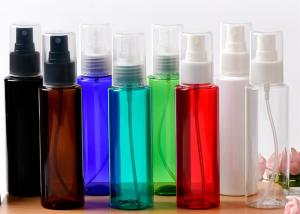 Quality 100ml Custom Logo Clear Amber Black Skincare Plastic Spray Bottle wholesale
