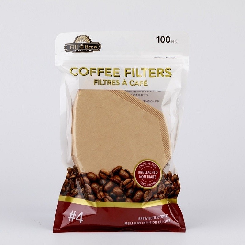 Wooden Hand Brewed Coffee Filter Paper Acrylic Cover Dust Proof Cone Frame V60
