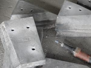Quality High Chrome White iron Sand Castings Parts Chute Liners for Crusher wholesale