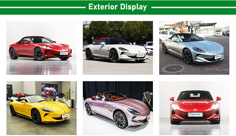 2023 2024 SAIC MG Cyberster 4WD Energy Vehicle Sports Super Auto 520km 580KM Pure EV Electric Car Cabriolet Cyberster