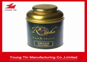 Quality Double Lids Empty Round Metal Tea Tins wholesale
