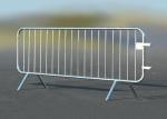 Concert Steel Barricades Crowd Control / Metal Pedestrian Barriers 12mm Inner