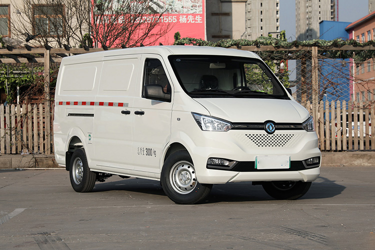 Dongfeng 2021 4x2 Electric Cargo Truck with Replaceable Battery and TZ180XS105 Motor